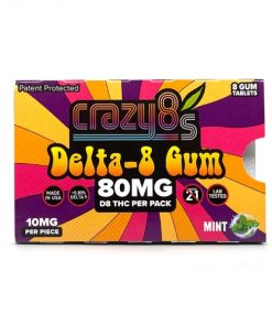Crazy8s Delta 8 Chewing Gum
